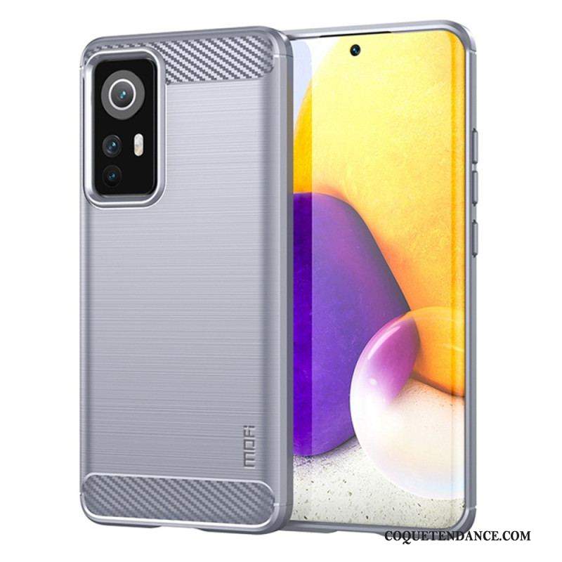 Coque Xiaomi 12 Lite Fibre Carbone Brossée MOFI