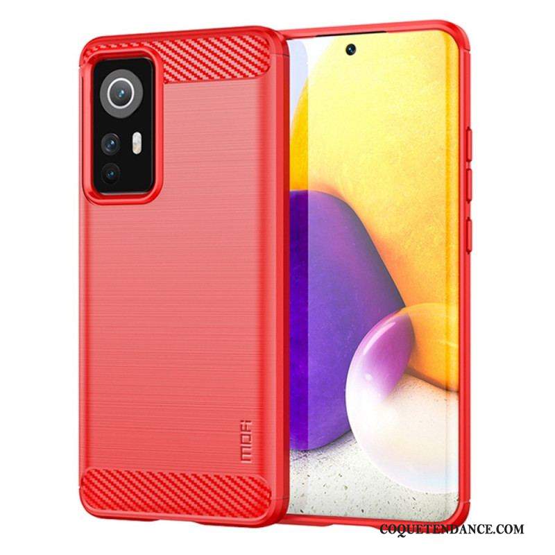 Coque Xiaomi 12 Lite Fibre Carbone Brossée MOFI