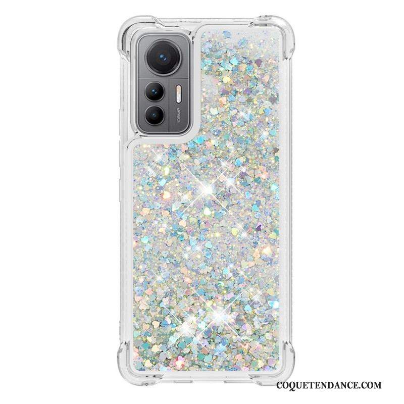 Coque Xiaomi 12 Lite Paillettes Colorées