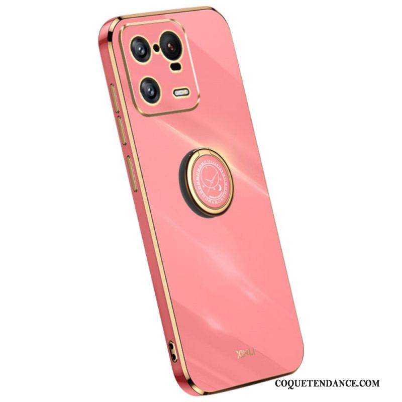 Coque Xiaomi 13 Pro Effet Métal Anneau-Support XINLI