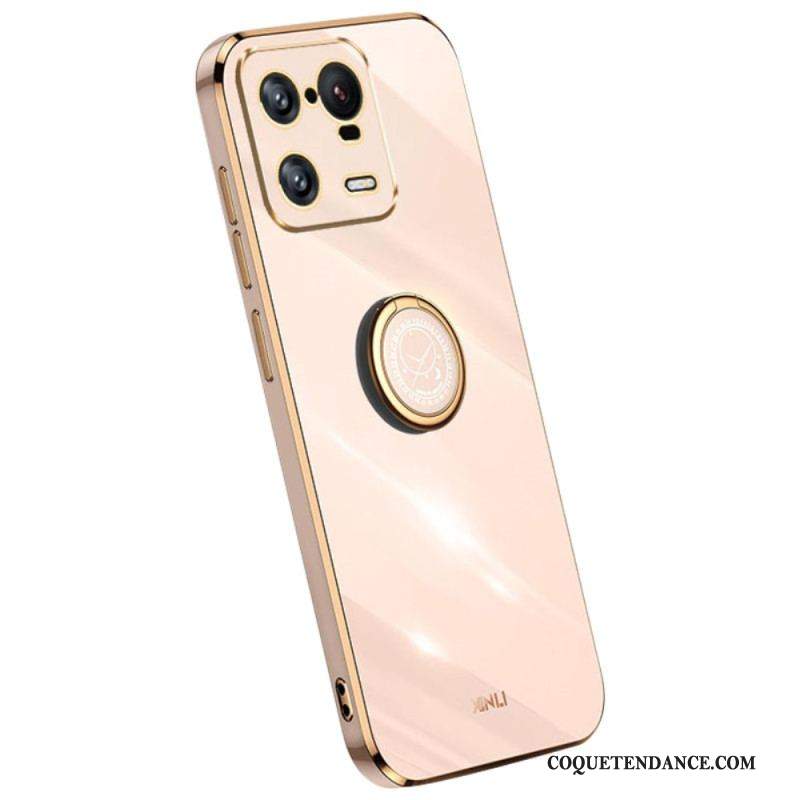 Coque Xiaomi 13 Pro Effet Métal Anneau-Support XINLI