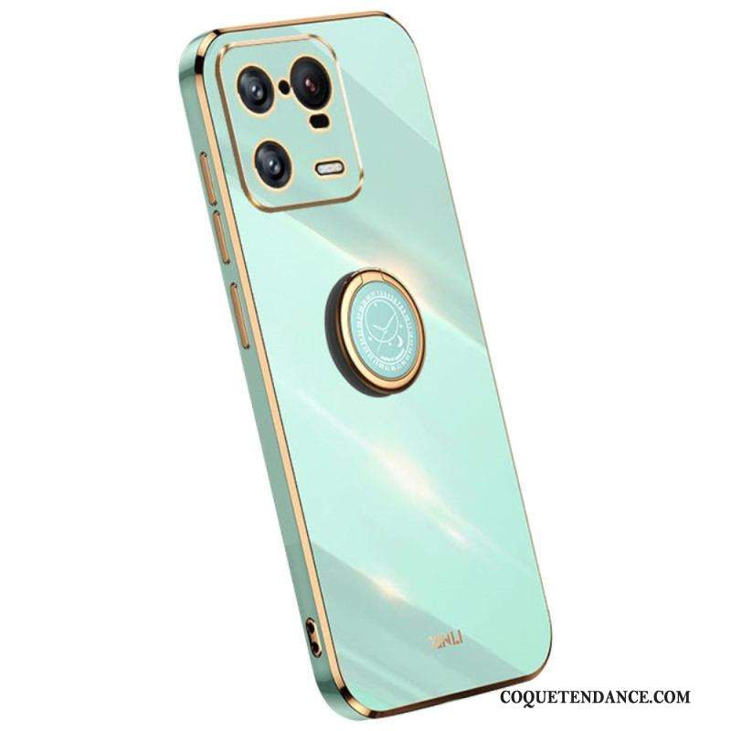 Coque Xiaomi 13 Pro Effet Métal Anneau-Support XINLI