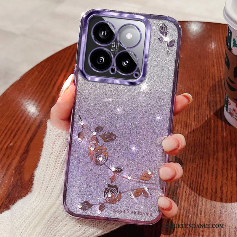 Coque Xiaomi 14 Motif Paillettes KADEM