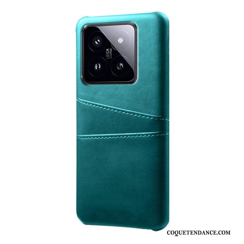 Coque Xiaomi 14 Pro Effet Cuir Porte-Cartes