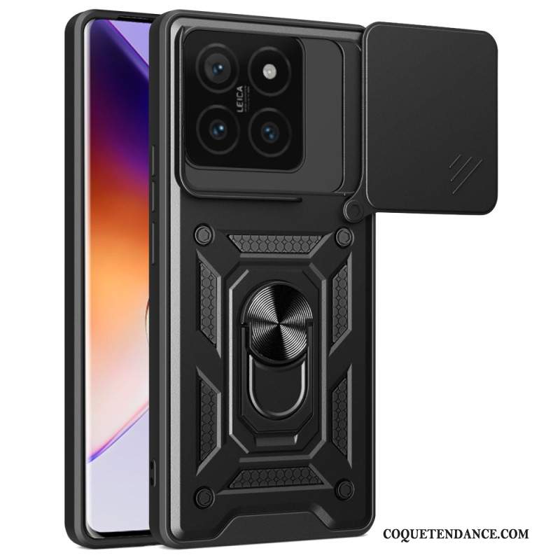 Coque Xiaomi 14T Protection Camera Coulissante et Support