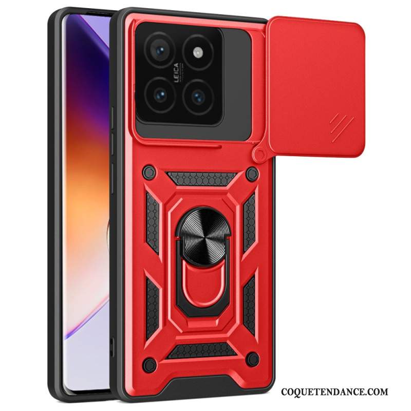 Coque Xiaomi 14T Protection Camera Coulissante et Support