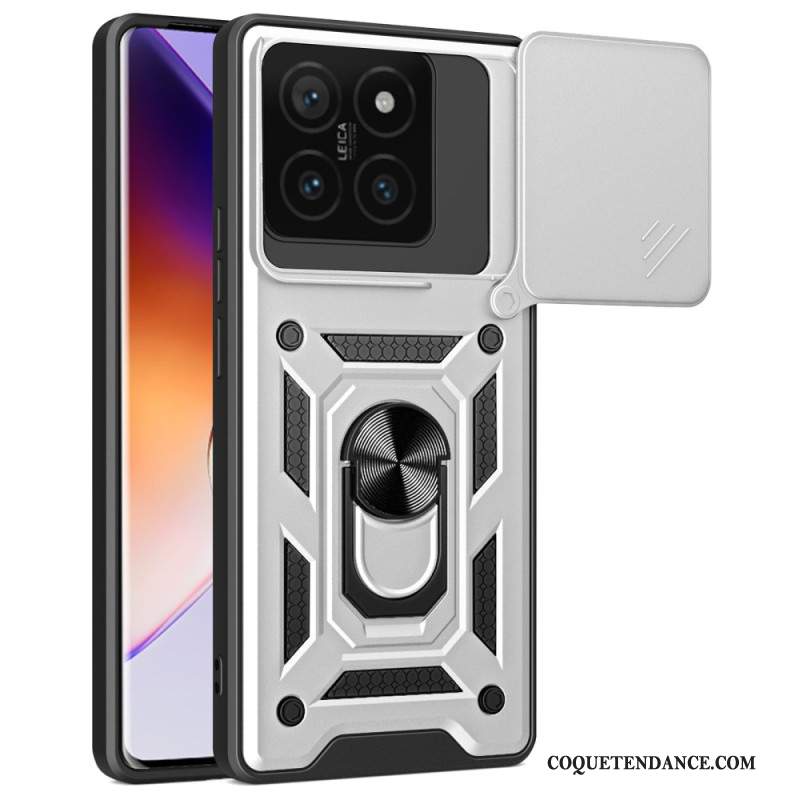 Coque Xiaomi 14T Protection Camera Coulissante et Support