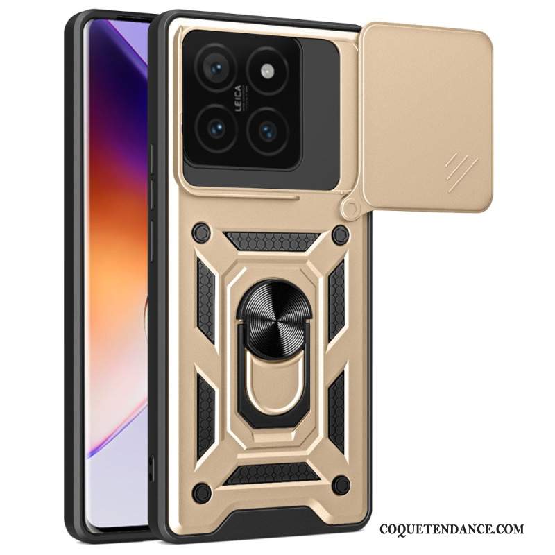 Coque Xiaomi 14T Protection Camera Coulissante et Support