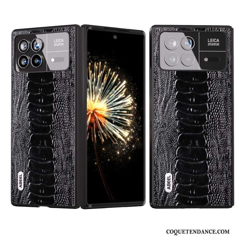 Coque Xiaomi Mix Fold 3 Effet Crocodile ABEEL