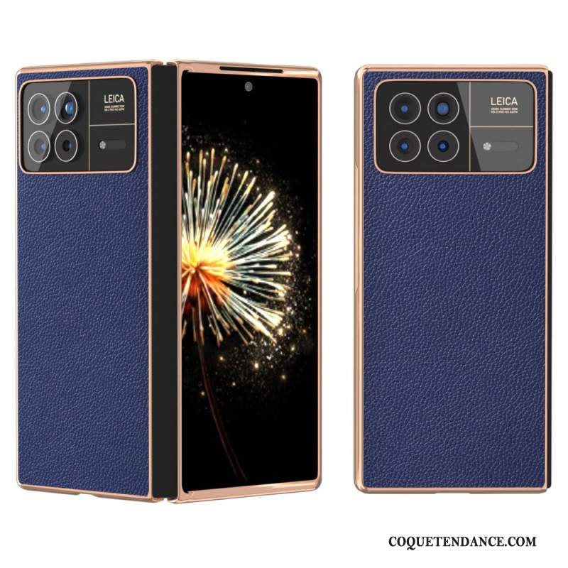 Coque Xiaomi Mix Fold 3 Effet Cuir