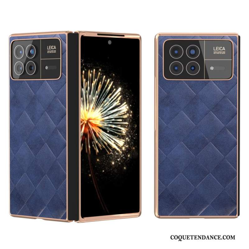 Coque Xiaomi Mix Fold 3 Motif Tissé