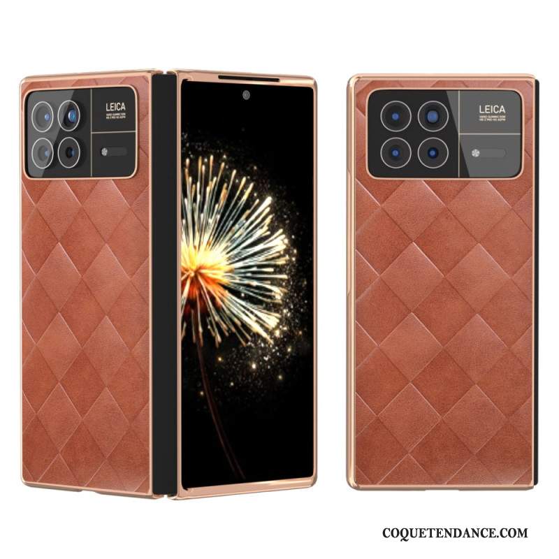 Coque Xiaomi Mix Fold 3 Motif Tissé