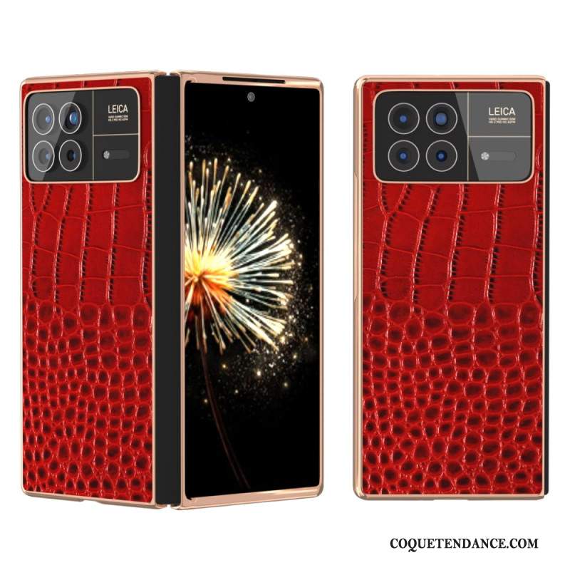 Coque Xiaomi Mix Fold 3 Style Crocodile