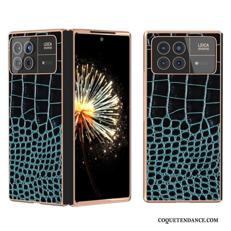 Coque Xiaomi Mix Fold 3 Style Crocodile