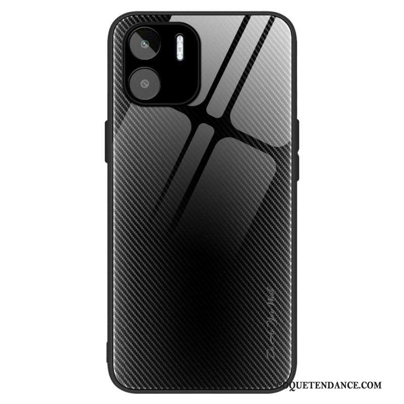 Coque Xiaomi Redmi A1 Verre Trempé Fibre Carbone Classique