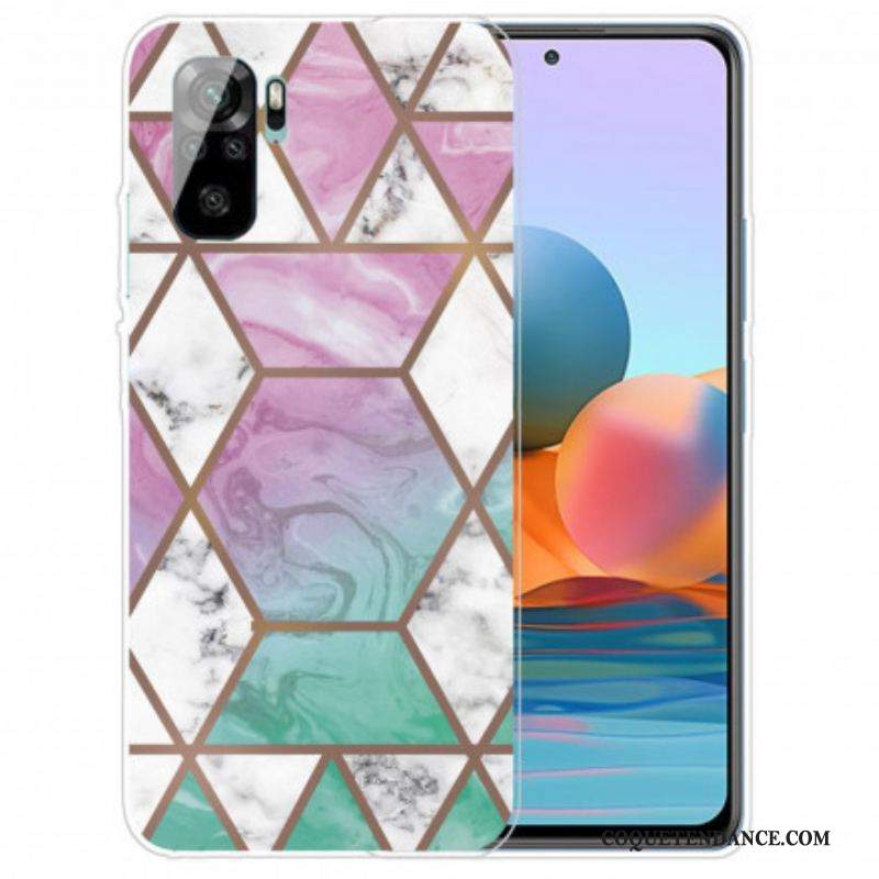 Coque Xiaomi Redmi Note 10/10S/Poco M5s Motif Marbre