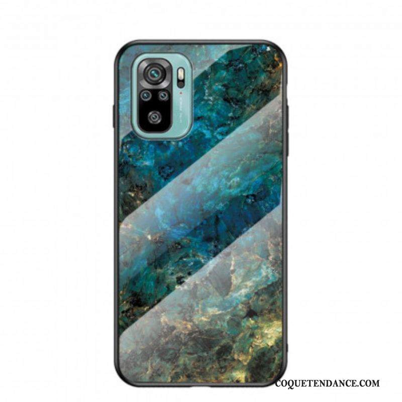 Coque Xiaomi Redmi Note 10/10S/Poco M5s Verre Trempé Marble Colors