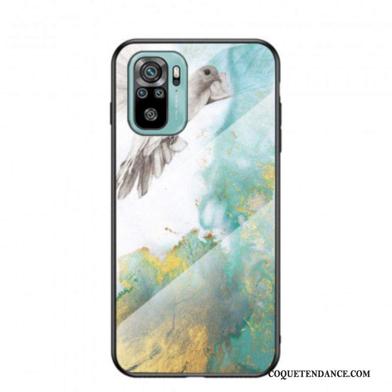 Coque Xiaomi Redmi Note 10/10S/Poco M5s Verre Trempé Marble Colors