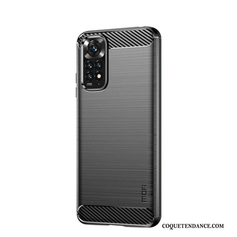 Coque Xiaomi Redmi Note 11 / 11s Fibre Carbone Brossée MOFI