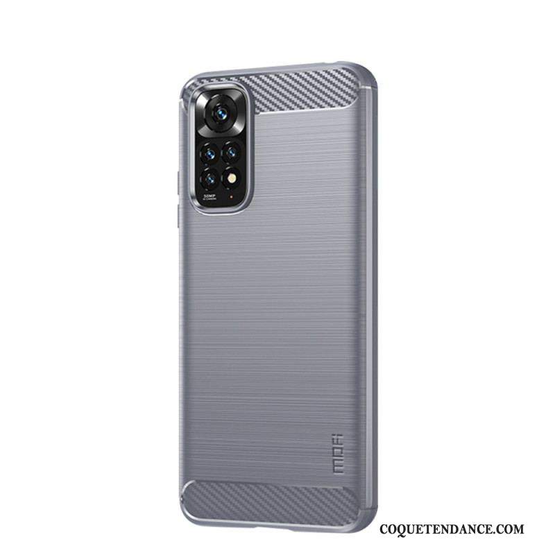 Coque Xiaomi Redmi Note 11 / 11s Fibre Carbone Brossée MOFI