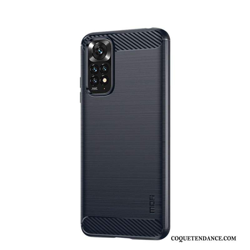 Coque Xiaomi Redmi Note 11 / 11s Fibre Carbone Brossée MOFI