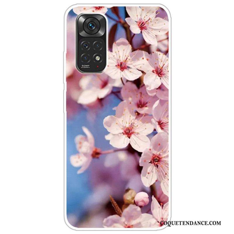 Coque Xiaomi Redmi Note 11 Pro / Note 11 Pro 5G Fleurs Réalistes