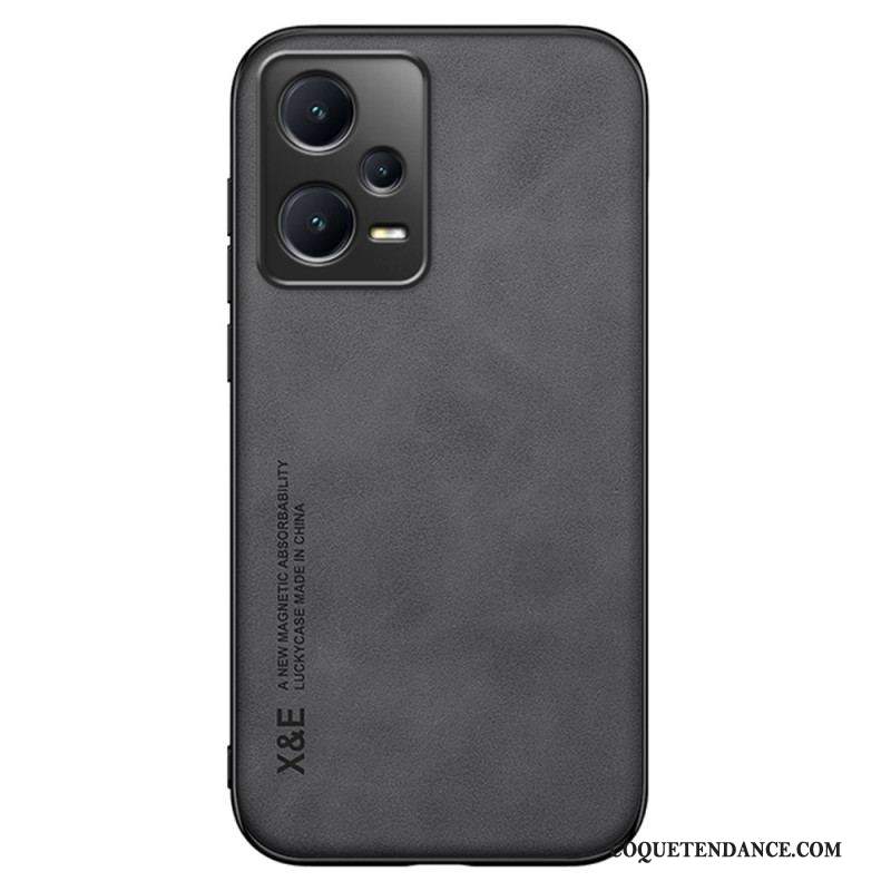 Coque Xiaomi Redmi Note 12 Pro Plus Cuir Effet Cuir X&E