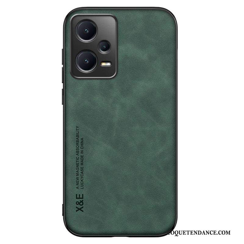 Coque Xiaomi Redmi Note 12 Pro Plus Cuir Effet Cuir X&E