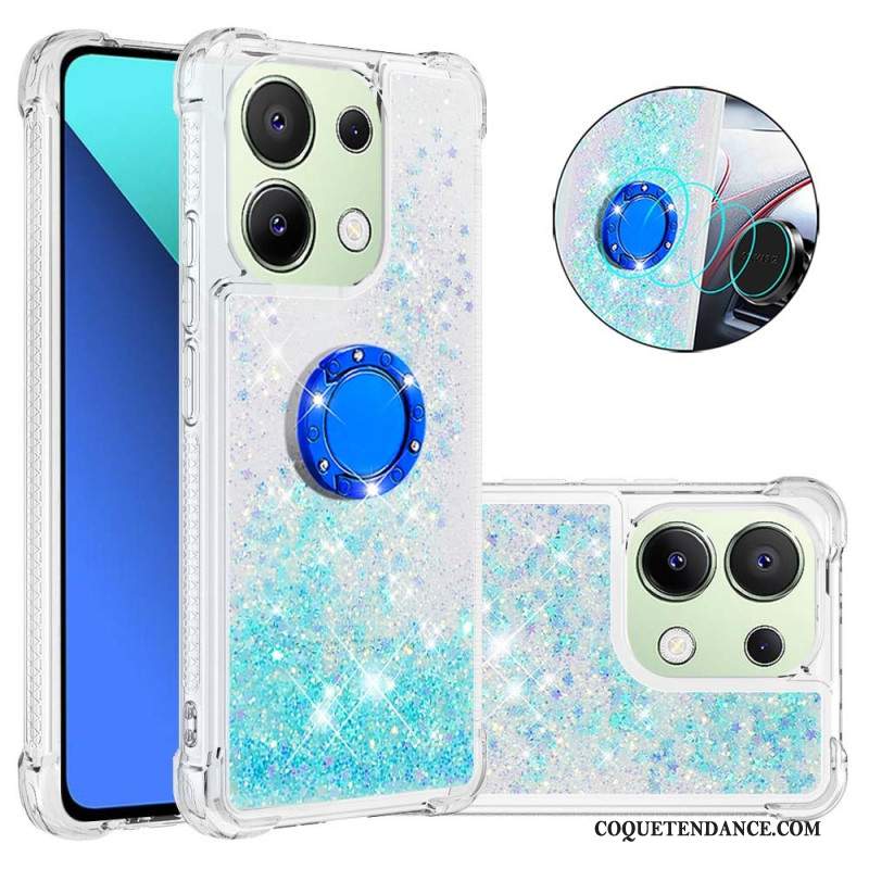 Coque Xiaomi Redmi Note 13 4G Anneau-Support Paillettes