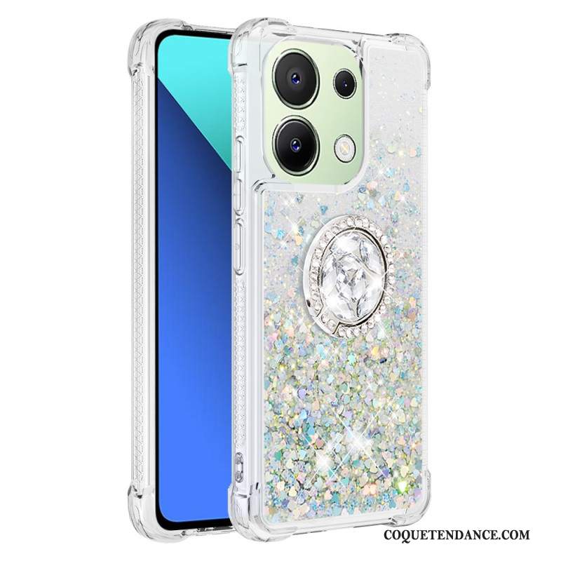 Coque Xiaomi Redmi Note 13 4G Anneau-Support Paillettes