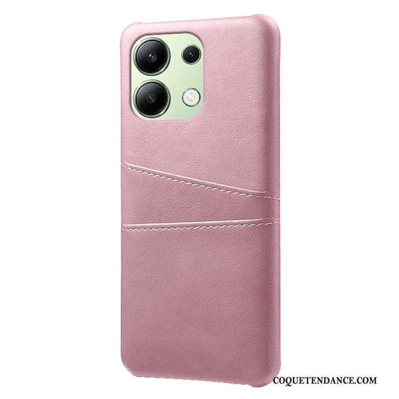 Coque Xiaomi Redmi Note 13 4G Effet Cuir Porte-Cartes