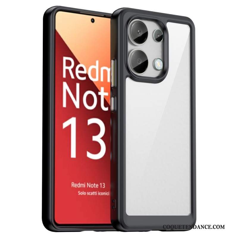 Coque Xiaomi Redmi Note 13 4G Hybride Rebords Colorés