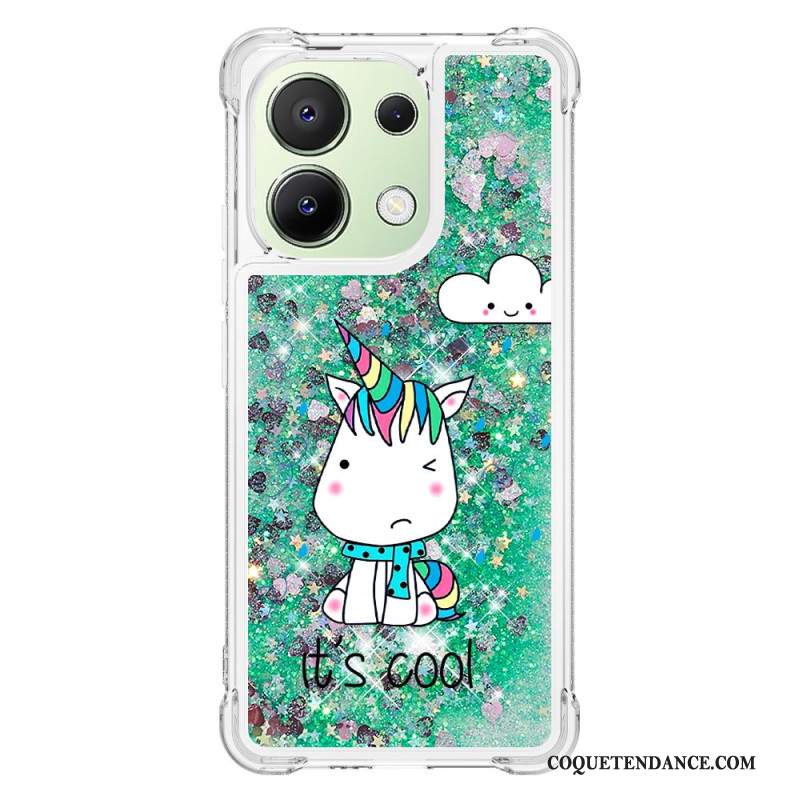 Coque Xiaomi Redmi Note 13 4G Paillettes Motif Cartoon