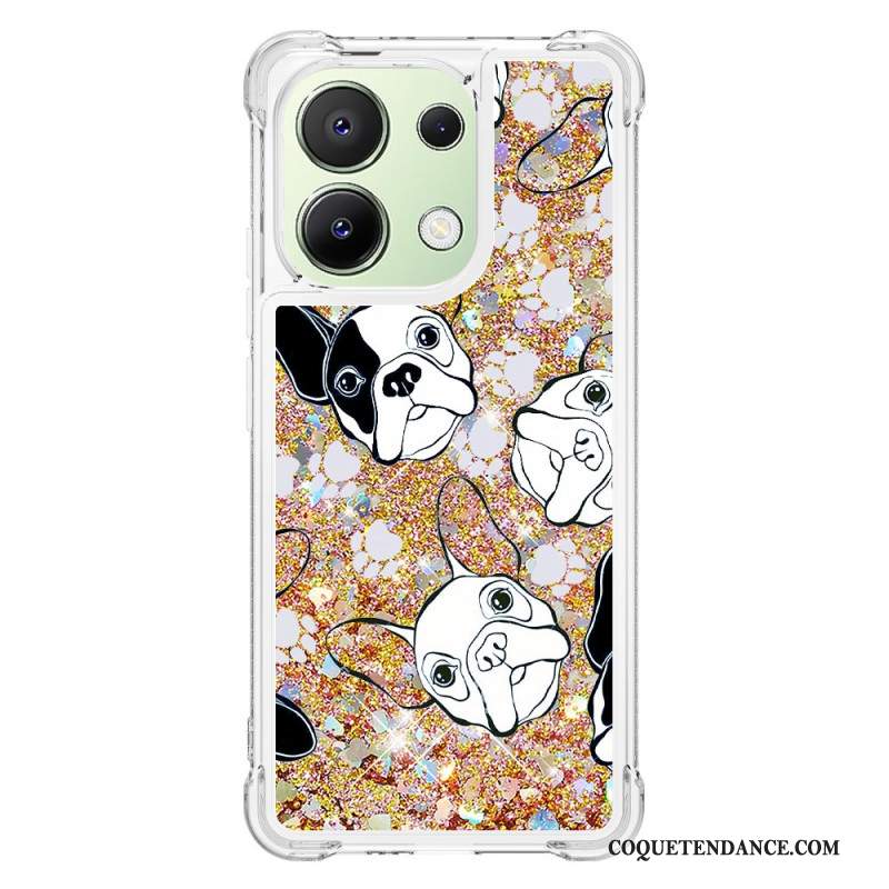 Coque Xiaomi Redmi Note 13 4G Paillettes Motif Cartoon