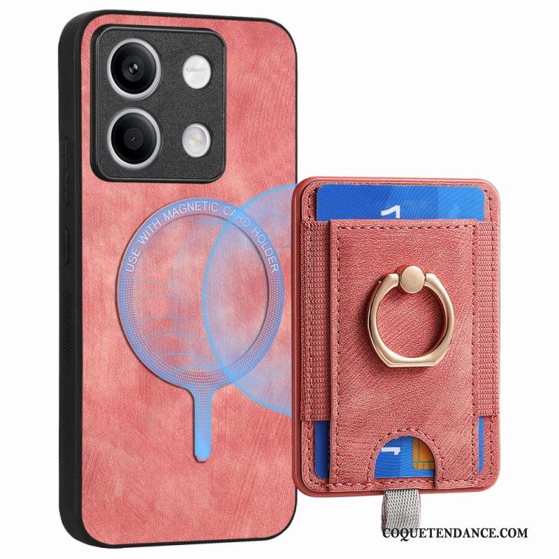 Coque Xiaomi Redmi Note 13 4G Porte-Carte Amovible et Anneau