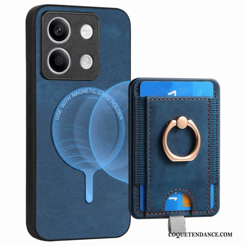 Coque Xiaomi Redmi Note 13 4G Porte-Carte Amovible et Anneau