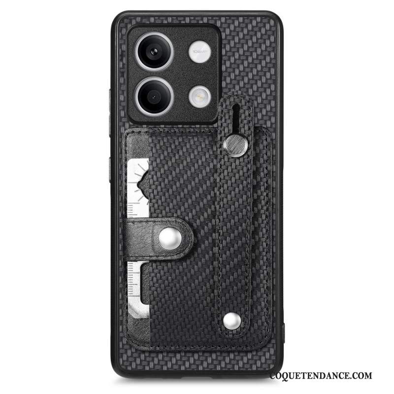 Coque Xiaomi Redmi Note 13 4G Porte-Cartes et Sangle