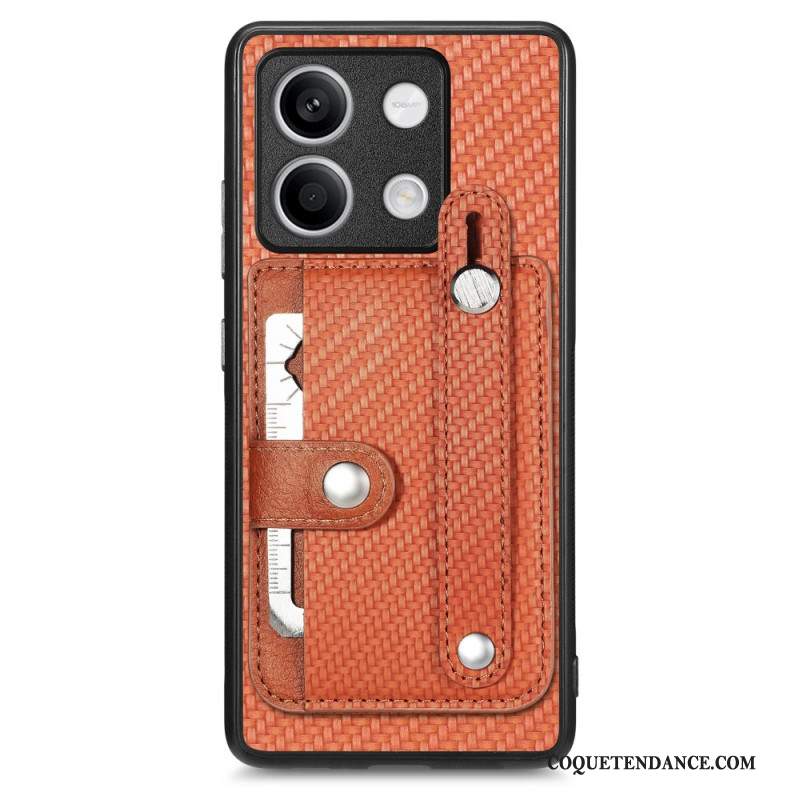 Coque Xiaomi Redmi Note 13 4G Porte-Cartes et Sangle