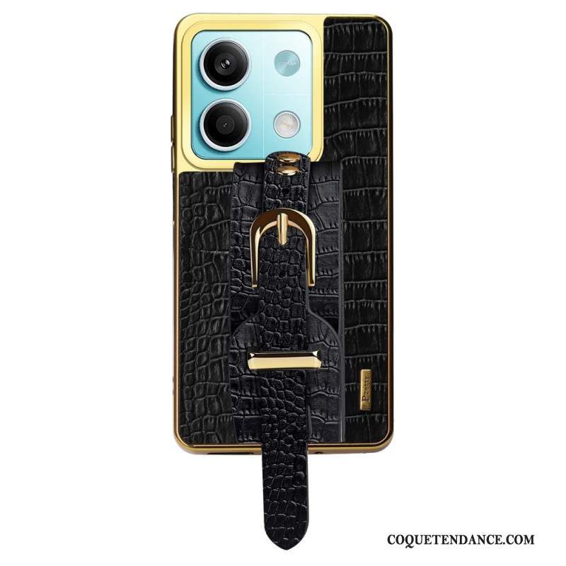 Coque Xiaomi Redmi Note 13 5G Design Bracelet et Texture Crocodile