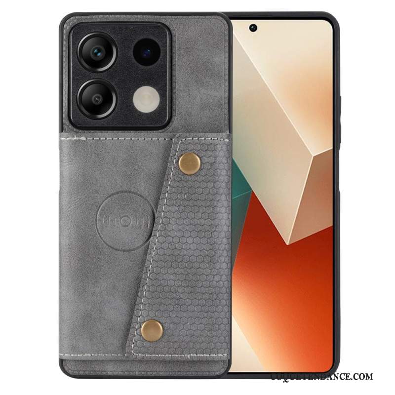 Coque Xiaomi Redmi Note 13 5G Effet Cuir Porte-Cartes