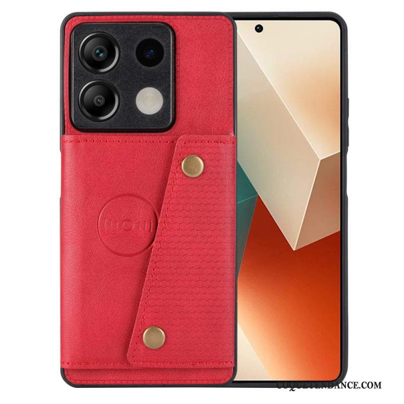 Coque Xiaomi Redmi Note 13 5G Effet Cuir Porte-Cartes