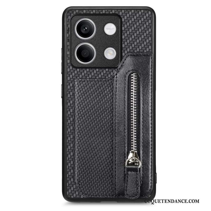 Coque Xiaomi Redmi Note 13 5G Porte-Monnaie à Fermeture Éclair