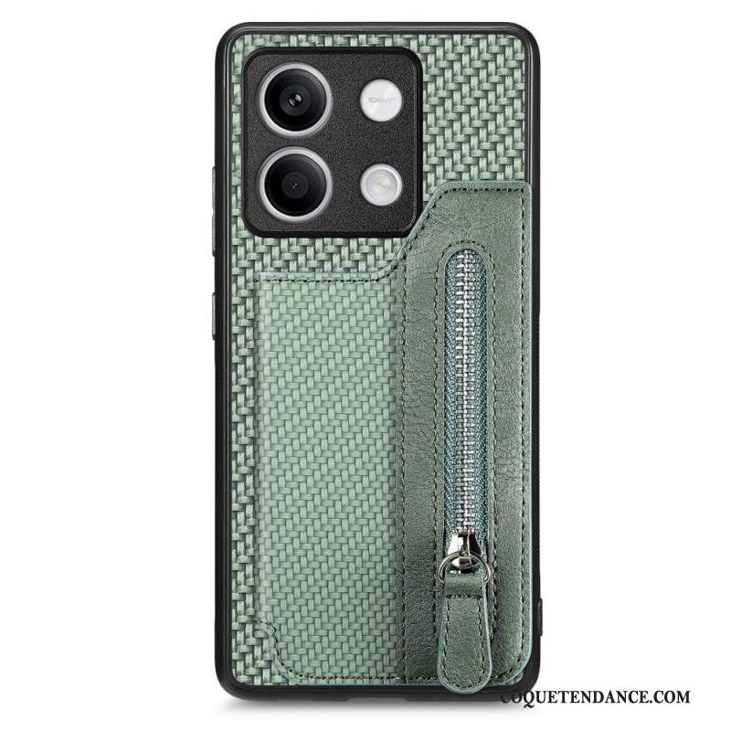 Coque Xiaomi Redmi Note 13 5G Porte-Monnaie à Fermeture Éclair