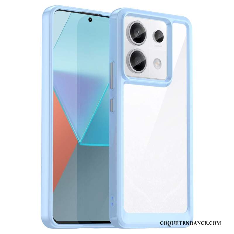 Coque Xiaomi Redmi Note 13 Pro 5G / Poco X6 5G Hybride Rebords Colorés