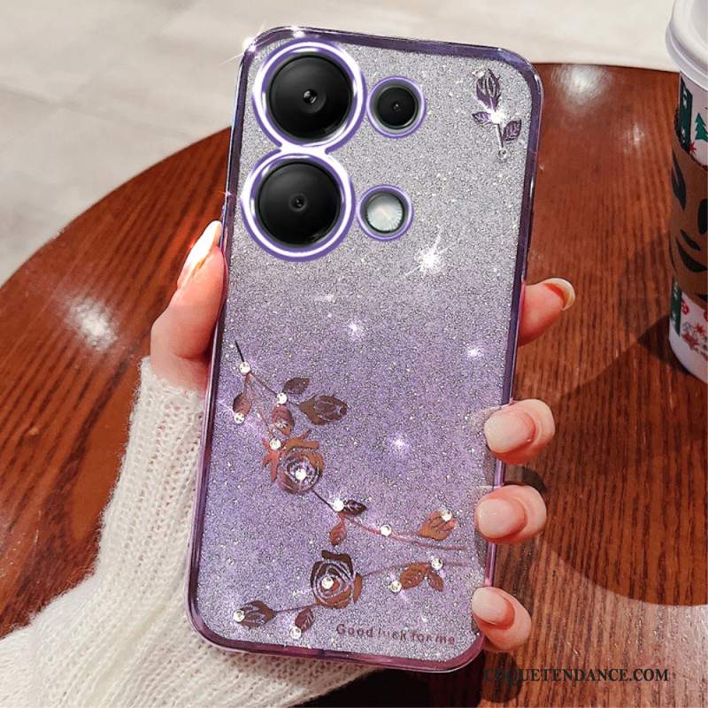 Coque Xiaomi Redmi Note 13 Pro 5G / Poco X6 5G Paillettes et Strass KADEM