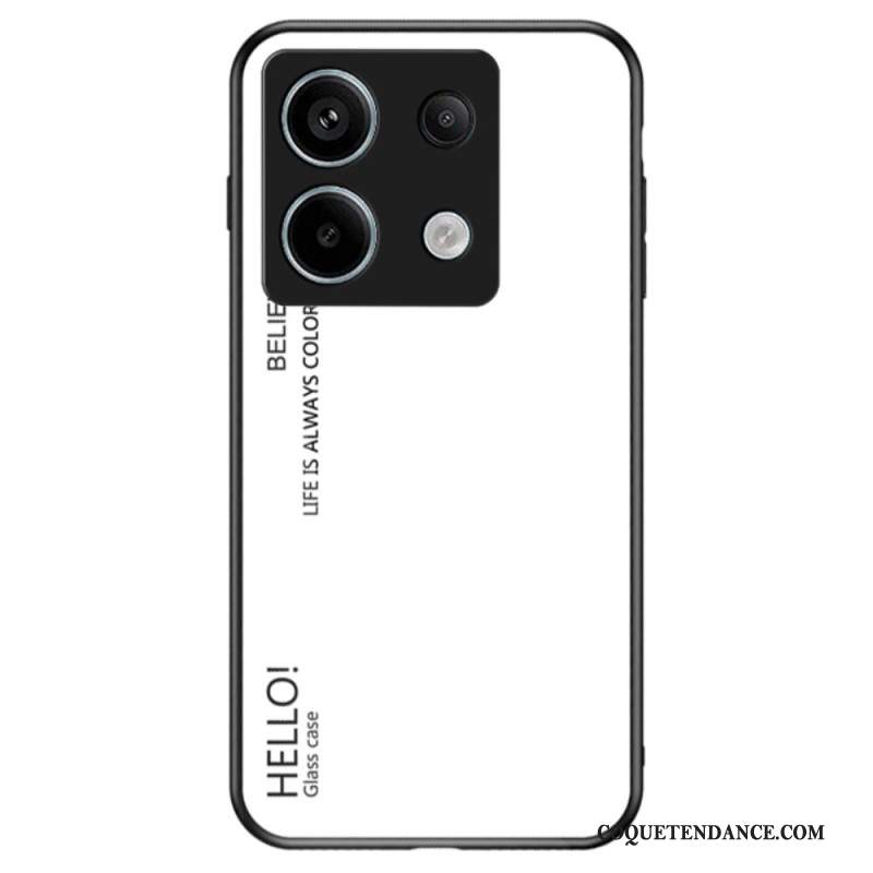 Coque Xiaomi Redmi Note 13 Pro 5G / Poco X6 5G Verre Trempé Hello