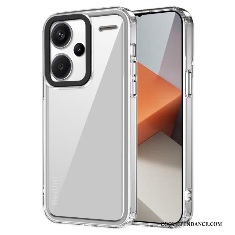 Coque Xiaomi Redmi Note 13 Pro Plus 5G Transparente Rebords Style Métal