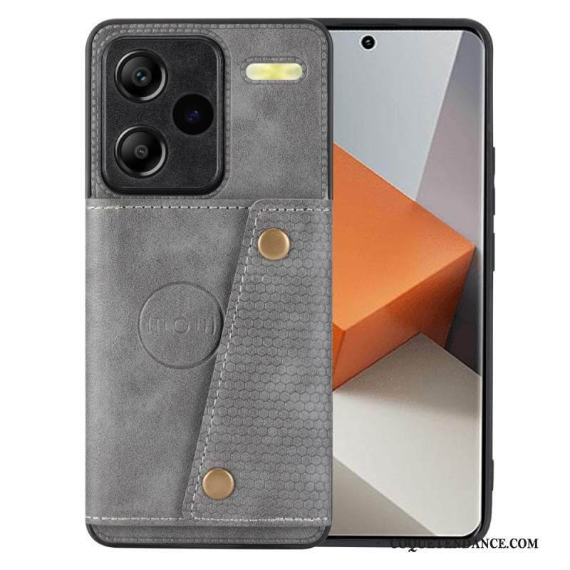 Coque Xiaomi Redmi Note 13 Pro Plus 5G avec Support et Porte-Cartes