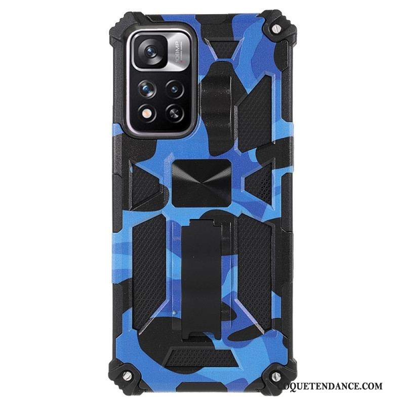 Coque Xioami Redmi Note 11 Pro Plus 5G Camouflage Support Amovible