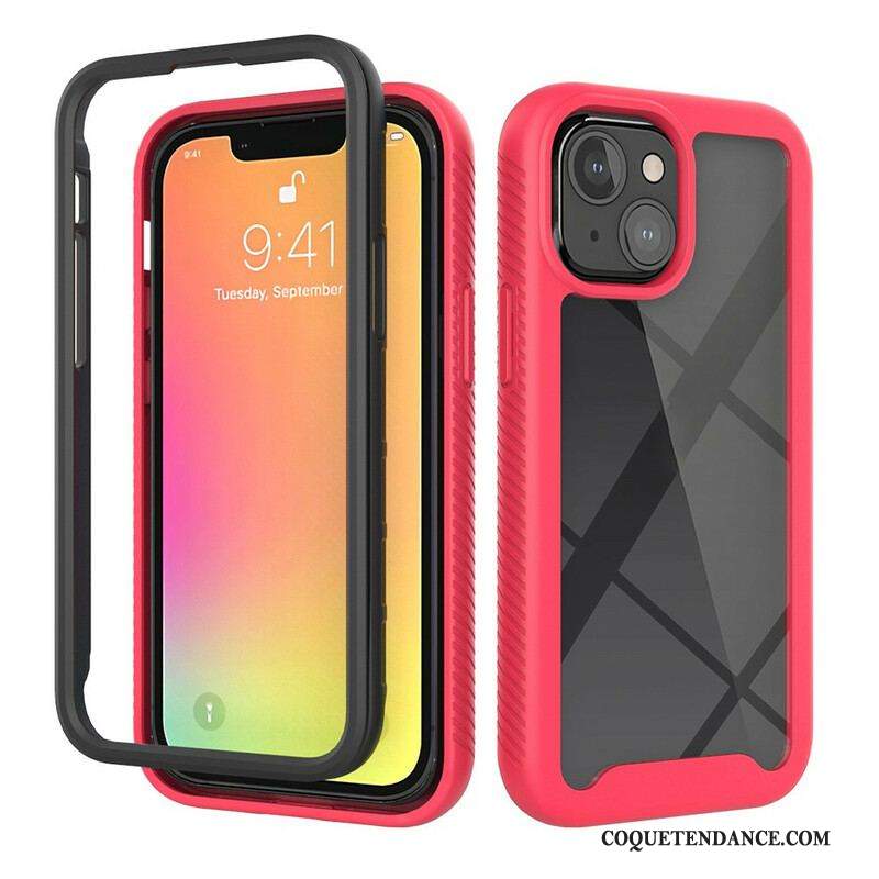 Coque iPhone 13 Mini Conception Hybride Rebords Silicone